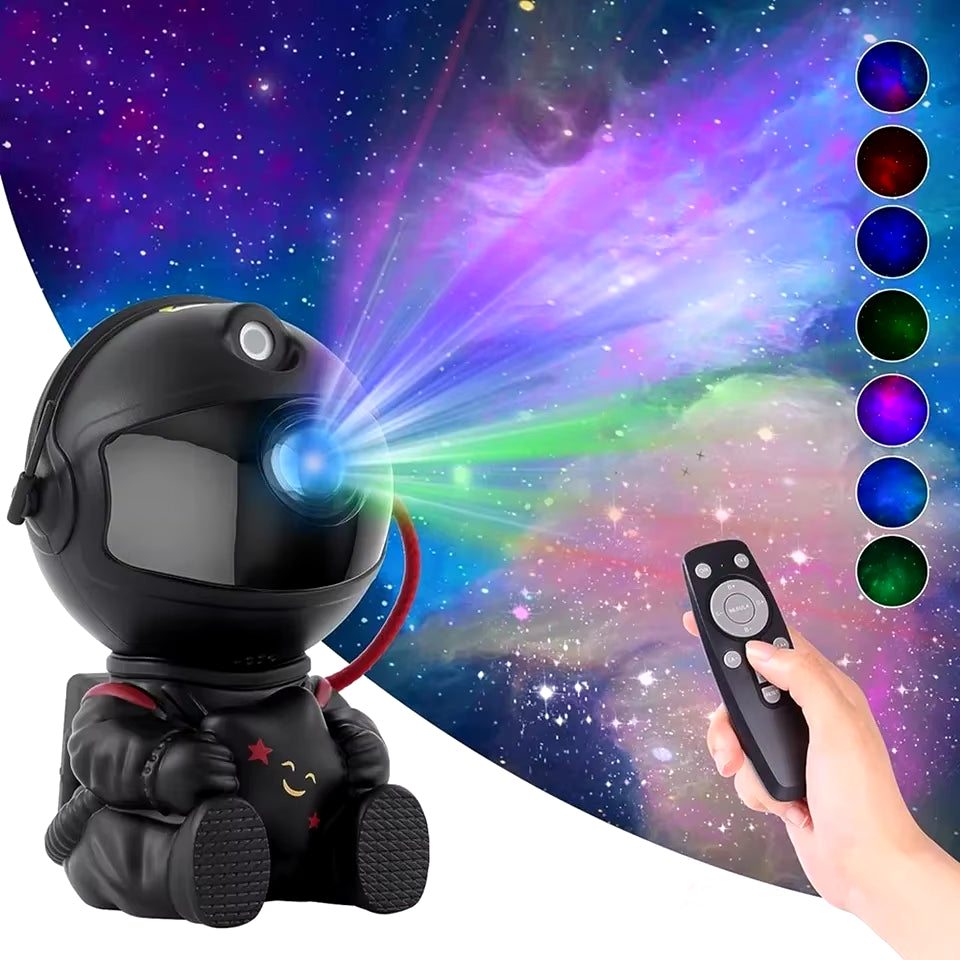 Star Projector Galaxy Night Light Astronaut Space Projector Starry Nebula Ceiling LED Lamp for Bedroom Home Decorative Kids Gift